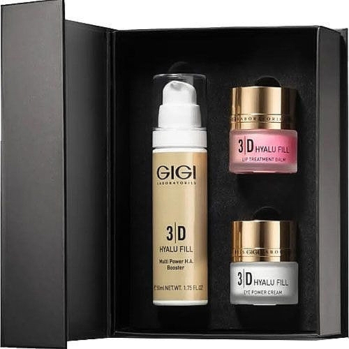 Набор - Gigi 3D Hyalu Fill (booster/50ml + cr/20ml + l/balm/20ml) — фото N1