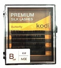 Духи, Парфюмерия, косметика Накладные ресницы Butterfly C 0.07 (6 рядов: 11/13) - Kodi Professional