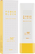 Духи, Парфюмерия, косметика Солнцезащитный крем - A'pieu Power Block Daily Sun Cream SPF50+/Pa++++