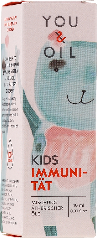 Суміш ефірних олій для дітей - You & Oil KI Kids-Immunity Essential Oil Blend For Kids — фото N1