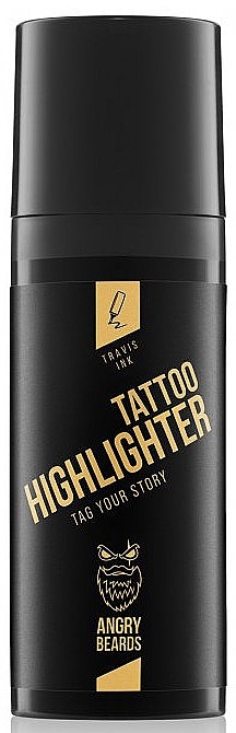 Крем-хайлайтер для татуировок - Angry Beards Tattoo Highlighter Travis Ink — фото N1