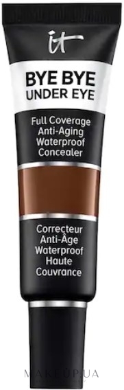 Консилер під очі - It Cosmetics Bye Bye Under Eye Full Coverage Anti-Aging Waterproof Concealer — фото 44.0 - Deep Natural