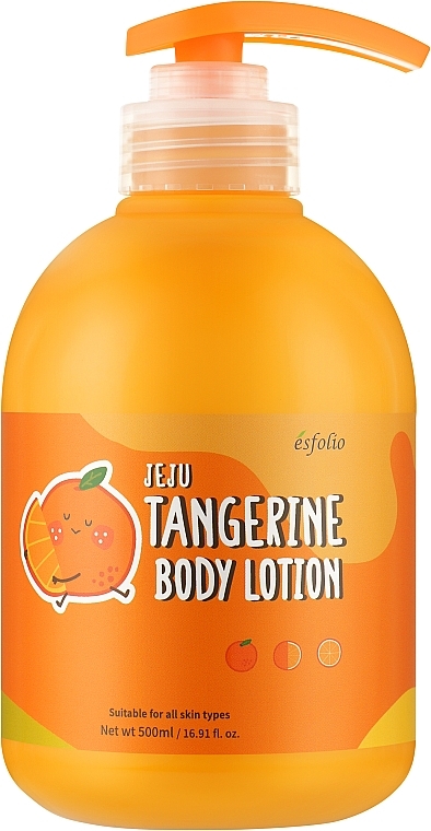 Лосьон для тела с экстрактом мандарина - Esfolio Jeju Tangerine Body Lotin — фото N1