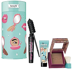 Парфумерія, косметика Набір - Benefit BADgal To The Bone Face & Eye Holiday Set (mascara/8.5g + bronzer/8g + primer/7.5ml)