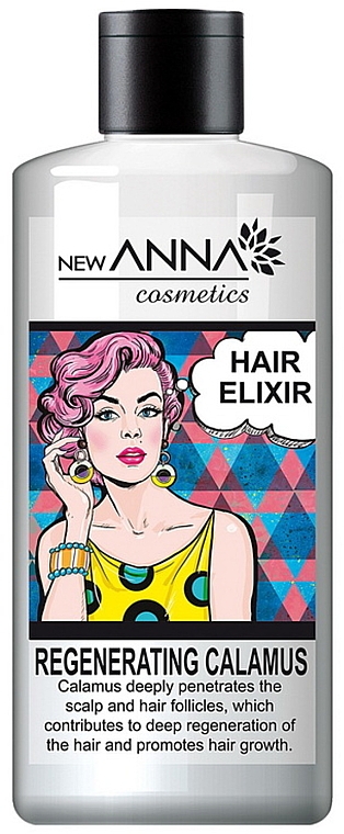 Еліксир для волосся "Відновлювальний" з аїром - New Anna Cosmetics Hair Elixir Regenerating Calamus — фото N1