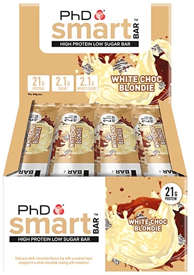 Протеїновий батончик "Біле шоколадне блонді" - PhD Smart Bar White Choc Blondie — фото N2