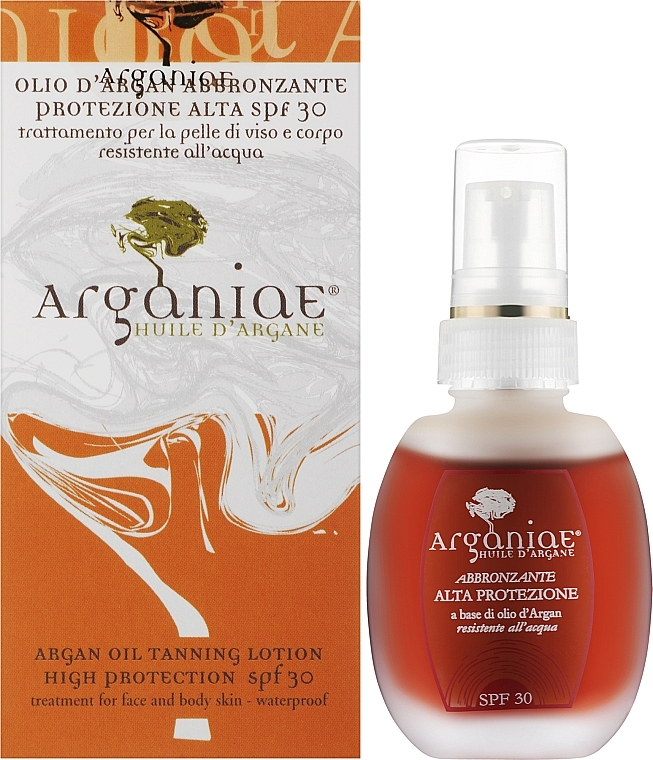 Солнцезащитное масло с аргановым маслом - Arganiae i Solari SPF 30 — фото N2