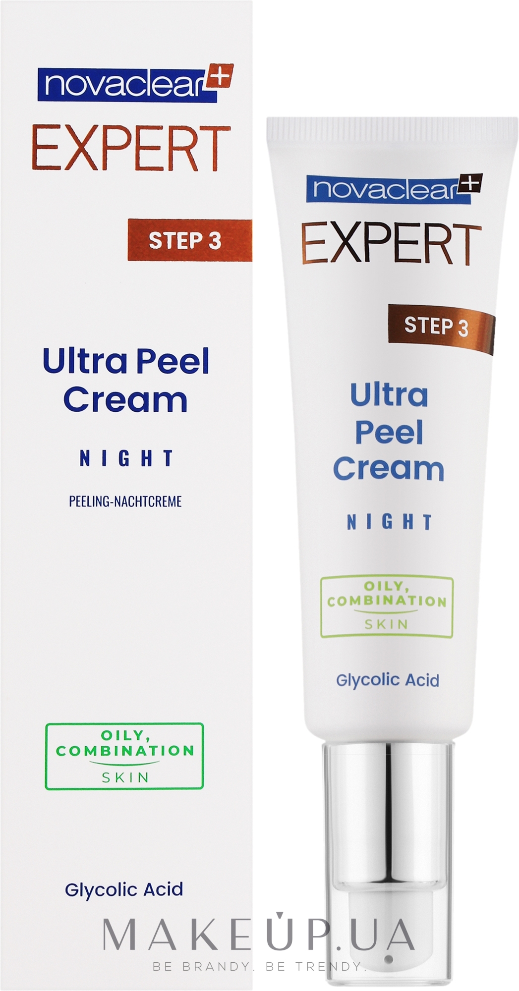 Крем для жирной и комбинированной кожи - Novaclear Expert Ultra Peel Cream  — фото 50ml