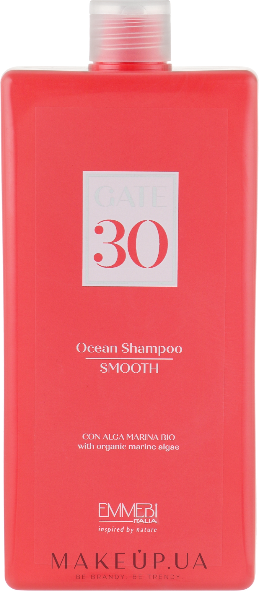 Вирівнювальний шампунь для волосся - Emmebi Italia Gate 30 Wash Ocean Shampoo Smooth — фото 1000ml