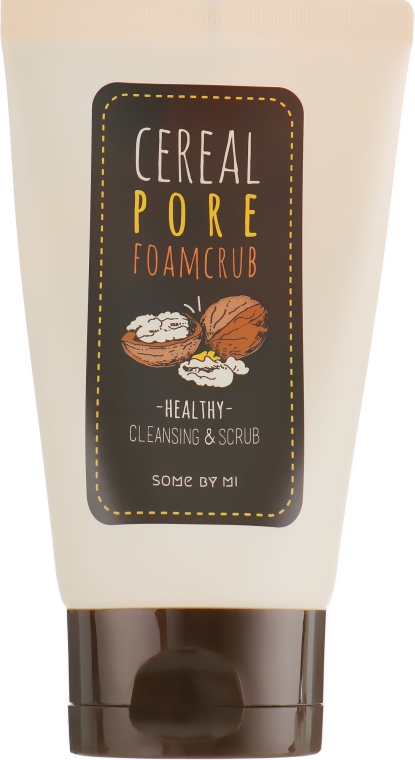 Скраб для обличчя - Some By Mi Cereal Pore Foam Crub Cleansing & Scrub