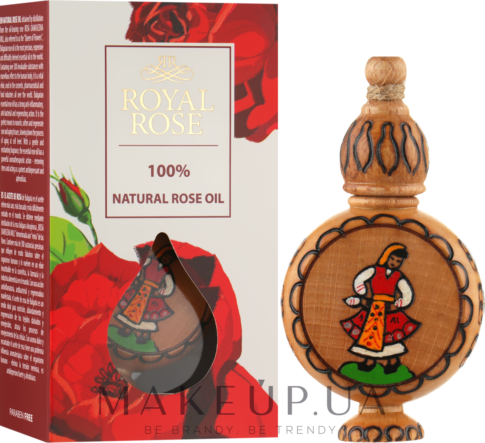 Натуральное масло болгарской розы - BioFresh Royal Rose 100% Natural Rose Oil — фото 0.5g