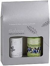 Набор - Saloos Bio Plumbs & 100% Squalane (elixir/20ml + oil/20ml) — фото N1