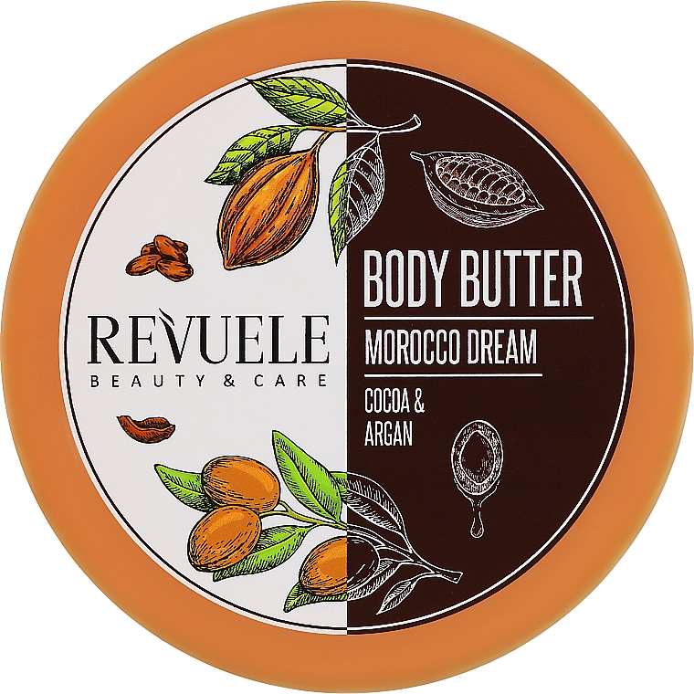 Батер для тіла "Какао й арганія" - Revuele Morocco Dream Cocoa & Argan Body Butter — фото N1