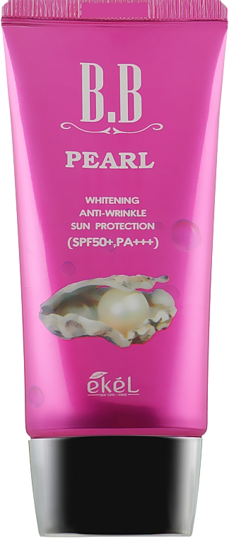 Крем для лица с экстрактом жемчужины - Ekel Pearl BB Cream — фото N2