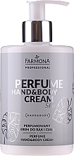 Духи, Парфюмерия, косметика Парфюмированный крем для рук и тела - Farmona Professional Perfume Hand&Body Cream Silver