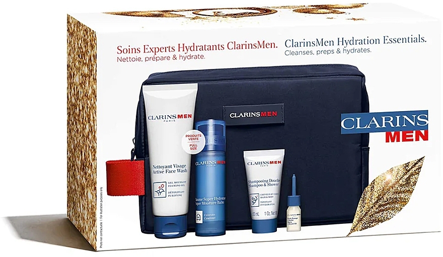 Набор, 5 продуктов - Clarins Men Hydration Essentials Set — фото N1