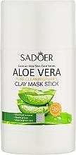 Парфумерія, косметика Маска-стік для обличчя з алое вера - Sadoer Aloe Vera Stick Clay Mask