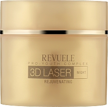 Парфумерія, косметика Нічний крем для обличчя - Revuele 3D Laser Pro-Youth Complex Night Cream