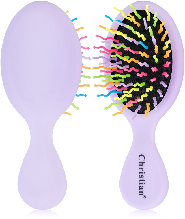 Гребінець для волосся "Міні", CR-4235, фіолетовй - Christian — фото N1