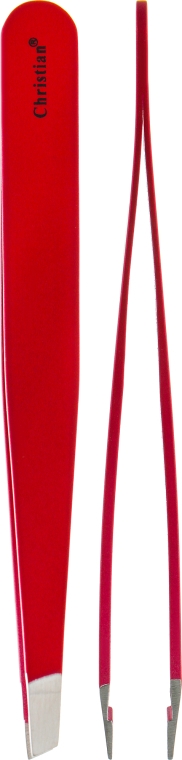 Пинцет, CTW-111, бордовый - Christian — фото N1