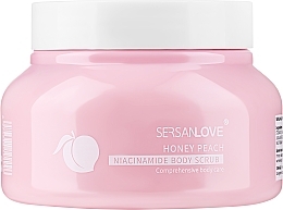 Парфумерія, косметика Скраб для тіла з екстрактом персика - Sersanlove Honey Peach Nicotinamide Body Scrub