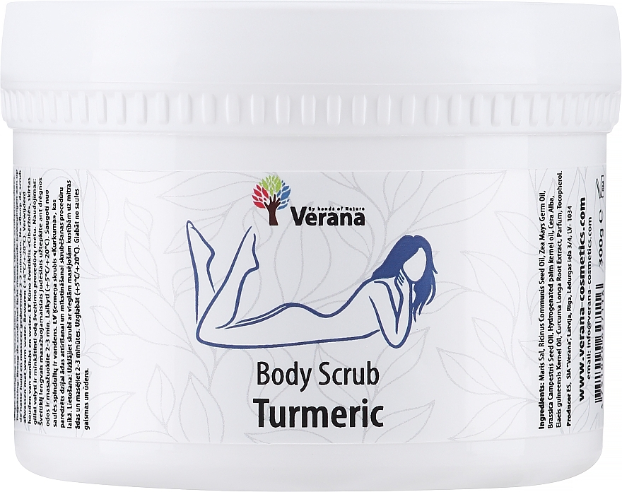Скраб для тіла "Куркума" - Verana Body Scrub Turmeric — фото N2