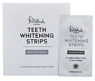 Смужки для відбілювання зубів - Polished London Teeth Whitening Strips 14 Day Treatment — фото N1