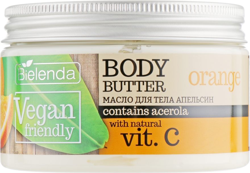 Масло для тіла "Апельсин" - Bielenda Vegan Friendly Body Butter Orange — фото N1