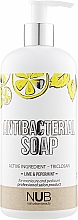 Антибактеріальне мило - NUB Antibacterial Soap Lime & Peppermint — фото N1