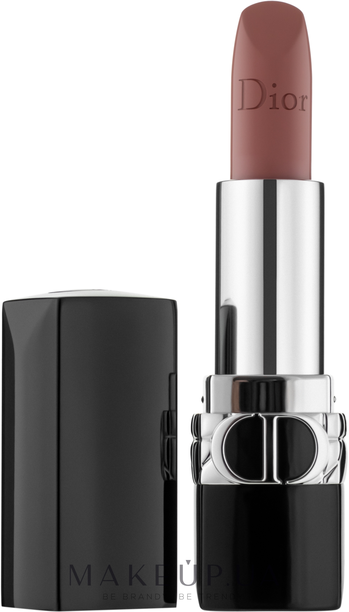 Помада для губ зі змінним блоком - Dior Rouge Refillable Lipstick — фото 100 - Nude Look Velvet