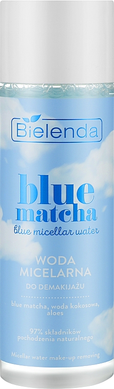 Мицеллярная вода для снятия макияжа - Bielenda Blue Matcha Blue Micellar Water  — фото N1