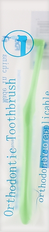 Монопучкова зубна щітка, зелена - Cocogreat