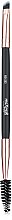 Парфумерія, косметика Двосторонній пензлик для моделювання брів і нанесення тіней, MB-280 - MaxMar