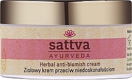 Духи, Парфюмерия, косметика УЦЕНКА Крем для ровного тона лица - Sattva Ayurveda Anti-Blemish Cream *