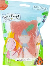 Губка банна дитяча Princess Holly, червона - Suavipiel Ben & Holly's Bath Sponge — фото N1