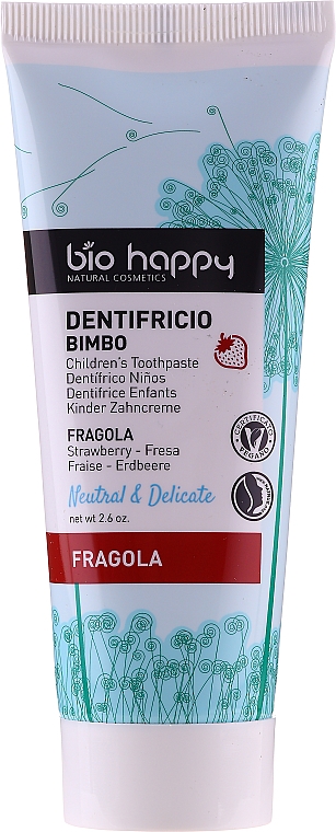 Детская зубная паста - Bio Happy Neutral&Delicate Toothpaste Baby 