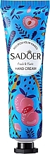 Крем для рук с растительным экстрактом и персиком - Sadoer Nourish Your Hands Peach & Plants Hand Cream — фото N1