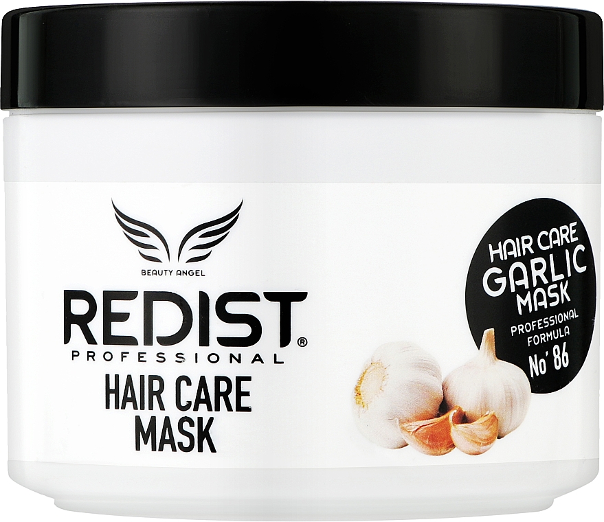 Укрепляющая маска для волос с чесноком - Redist Professional Hair Care Mask Garlic — фото N1
