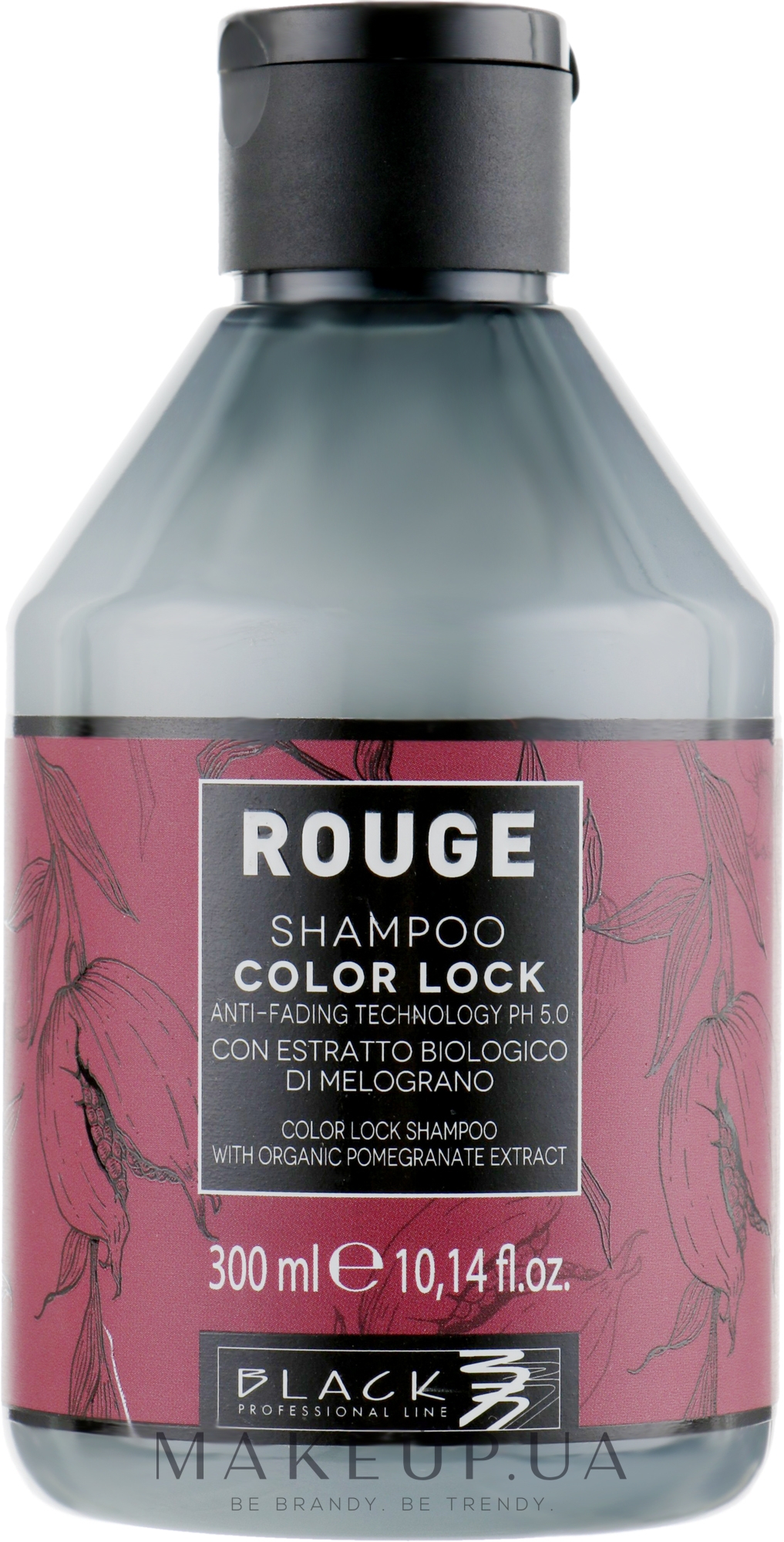 Шампунь бессульфатный для окрашенных волос - Black Professional Line Rouge Color Lock Shampoo — фото 300ml