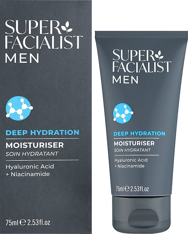 Крем дневной, антивозрастной "Глубокое увлажнение" для мужчин - Super Facialist For Men Deep Hydration Moisturiser  — фото N2