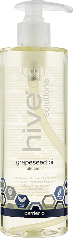 Олія виноградних кісточок - Hive of Beauty Aromatic Grapeseed Body Carrier Oil — фото N1