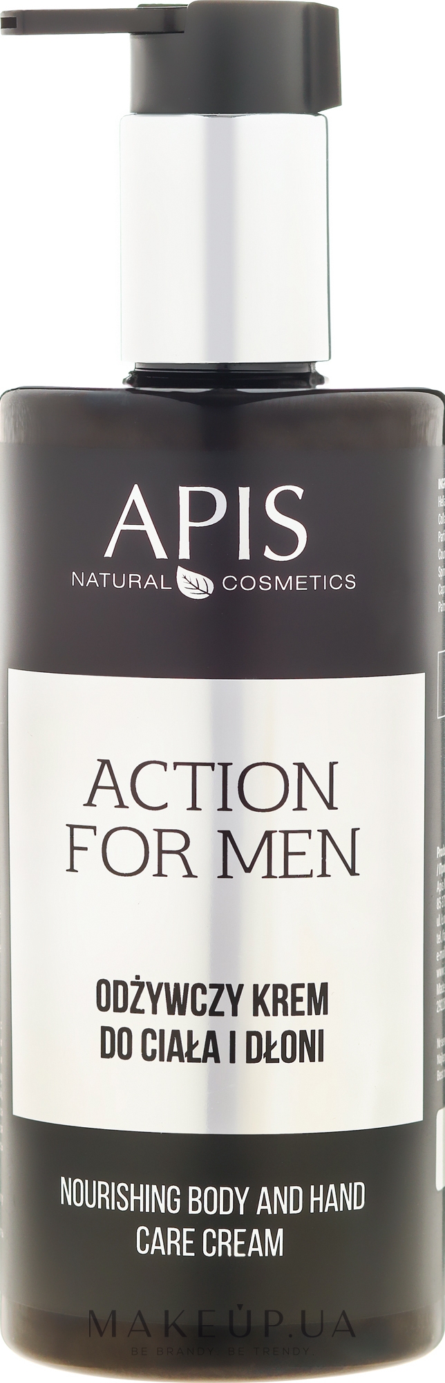 Живильний крем для рук і тіла - APIS Professional For Men Action Nourishing Cream — фото 300ml