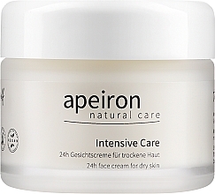 Духи, Парфюмерия, косметика Крем для лица - Apeiron Intensive Care 24h Face Cream