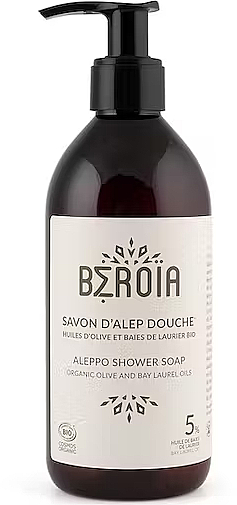 Жидкое мыло 5% - Beroia Aleppo Soap Liquid 5% — фото N1
