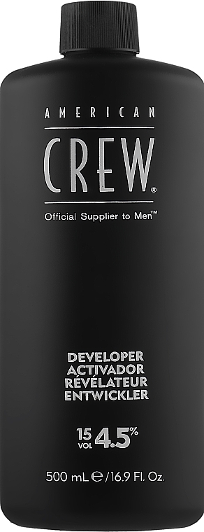 Проявник для системи маскування сивини - American Crew Precision Blend Developer 15 Vol 4.5% — фото N3