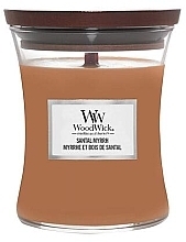 Ароматическая свеча - WoodWick Santal Myrrh Candle — фото N2