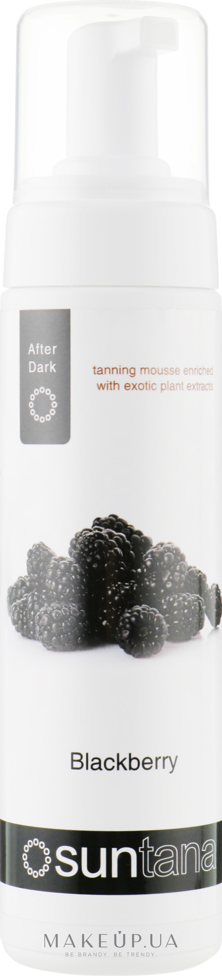 Мус автозагар з темними бронзантами для насиченого відтінку засмаги - Suntana Blackberry — фото 200ml