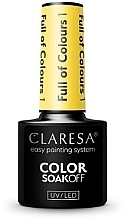 Гель-лак нігтів - Claresa Full Of Colours SoakOff UV/LED Color — фото N1