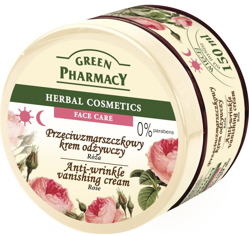 Крем для обличчя "Троянда" - Green Pharmacy Anti-Wrinkle Nourishing Cream — фото N4