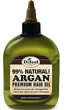 Духи, Парфюмерия, косметика Натуральное аргановое масло для волос - Difeel 99% Natural Argan Premium Hair Oil